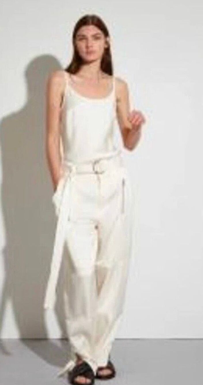 Saint Art Women's Courtney Charmeuse Baggy Pants NWT Size Medium
